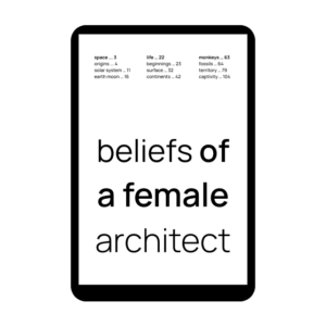 Reading Room - beliefs of a female architect